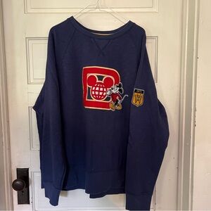 Walt Disney world terry cloth vintage inspired sweatshirt